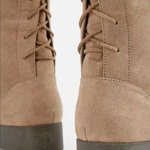 arnella corset back thigh high boot